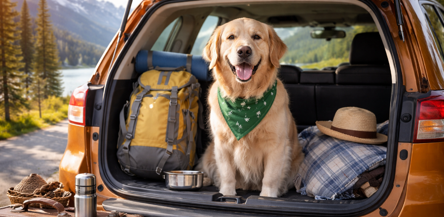 Как приучить собаку к путешествиям