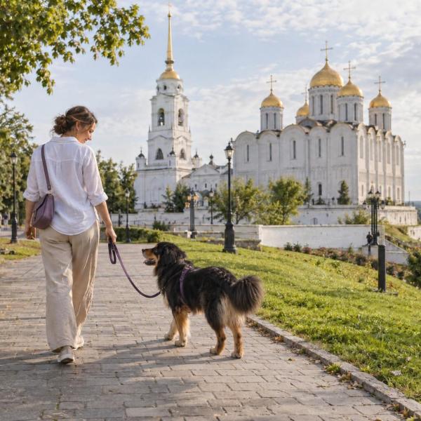 Поездка во Владимир с собакой: что посмотреть, где гулять и где остановиться